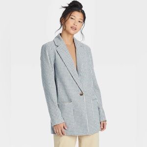 Plaid Blazer women’s Large